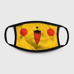Маска для лица Pokemon Pikachu цвета 3D-принт — фото 2