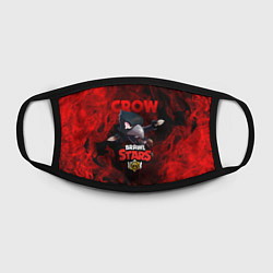 Маска для лица BRAWL STARS CROW, цвет: 3D-принт — фото 2