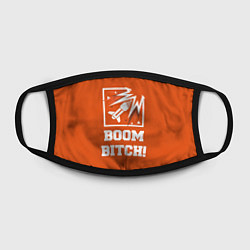 Маска для лица Boom Bitch!, цвет: 3D-принт — фото 2