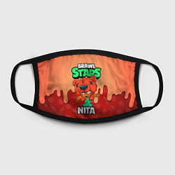 Маска для лица BRAWL STARS NITA, цвет: 3D-принт — фото 2