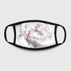 Маска для лица Розовая сакура, цвет: 3D-принт — фото 2