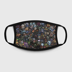 Маска для лица Heros Dota 2, цвет: 3D-принт — фото 2