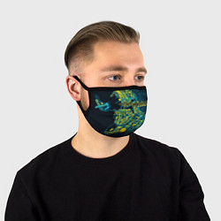 Маска для лица Cyberpunk, цвет: 3D-принт