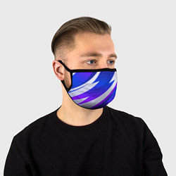 Маска для лица SPORT STYLE BLUE, цвет: 3D-принт