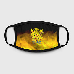Маска для лица ПОКЕМОНЫ ПИКАЧУ, цвет: 3D-принт — фото 2