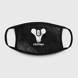 Маска для лица Destiny с потертостями на темном фоне, цвет: 3D-принт — фото 2