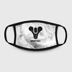 Маска для лица Destiny с потертостями на светлом фоне, цвет: 3D-принт — фото 2
