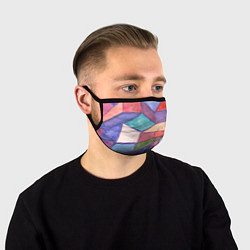 Маска для лица Геометрия акварель, цвет: 3D-принт