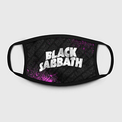 Маска для лица Black Sabbath rock legends по-горизонтали, цвет: 3D-принт — фото 2