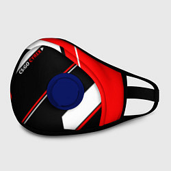 Маска с клапаном CS:GO Cyrex Style, цвет: 3D-синий — фото 2