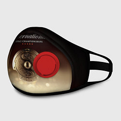 Маска с клапаном The International Championships цвета 3D-красный — фото 2