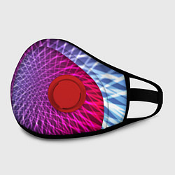Маска с клапаном Плетение, цвет: 3D-красный — фото 2