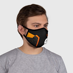 Маска с клапаном Cyberpunk 2077: Samurai Style, цвет: 3D-белый — фото 2