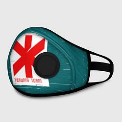 Маска с клапаном Cyberpunk: Trauma Team, цвет: 3D-черный — фото 2
