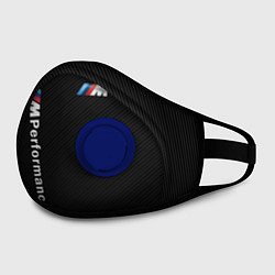 Маска с клапаном BMW M PERFORMANCE CARBON КАРБОН, цвет: 3D-синий — фото 2