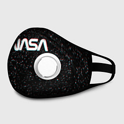 Маска с клапаном NASA: Space Glitch, цвет: 3D-белый — фото 2