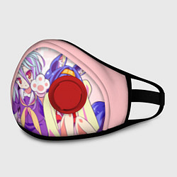 Маска с клапаном No Game No Life, цвет: 3D-красный — фото 2