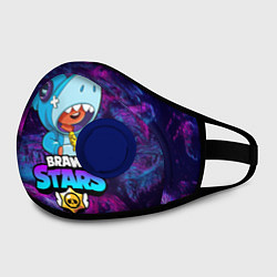Маска с клапаном BRAWL STARS LEON SHARK, цвет: 3D-синий — фото 2