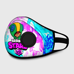 Маска с клапаном BRAWL STARS LEON, цвет: 3D-черный — фото 2