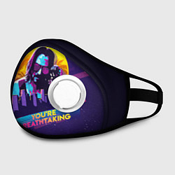 Маска с клапаном You Are Breathtaking!, цвет: 3D-белый — фото 2
