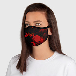 Маска с клапаном SLIPKNOT, цвет: 3D-красный