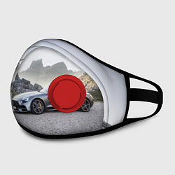 Маска с клапаном Mercedes V8 Biturbo, цвет: 3D-красный — фото 2