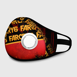 Маска с клапаном Far Cry 6, цвет: 3D-белый — фото 2