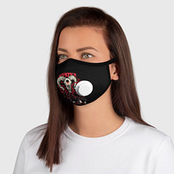 Маска с клапаном Slipknot, цвет: 3D-белый