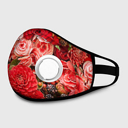 Маска с клапаном Ассорти из цветов, цвет: 3D-белый — фото 2