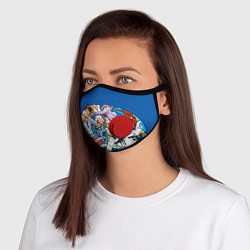 Маска с клапаном One Piece, цвет: 3D-красный