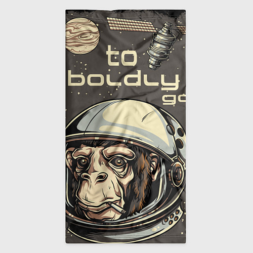 Бандана Monkey: to boldly go / 3D-принт – фото 3
