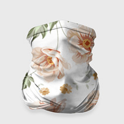 Бандана-труба Красивые цветы, цвет: 3D-принт