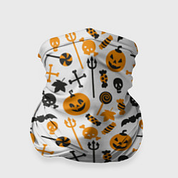 Бандана-труба Узор Halloween, цвет: 3D-принт