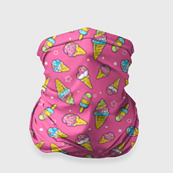Бандана-труба Мороженка, цвет: 3D-принт