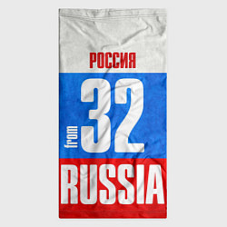Бандана-труба Russia: from 32, цвет: 3D-принт — фото 2