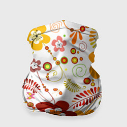 Бандана-труба Летние цветы, цвет: 3D-принт