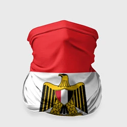 Бандана-труба Флаг и герб Египта, цвет: 3D-принт