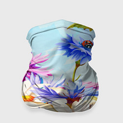 Бандана-труба Flowers, цвет: 3D-принт