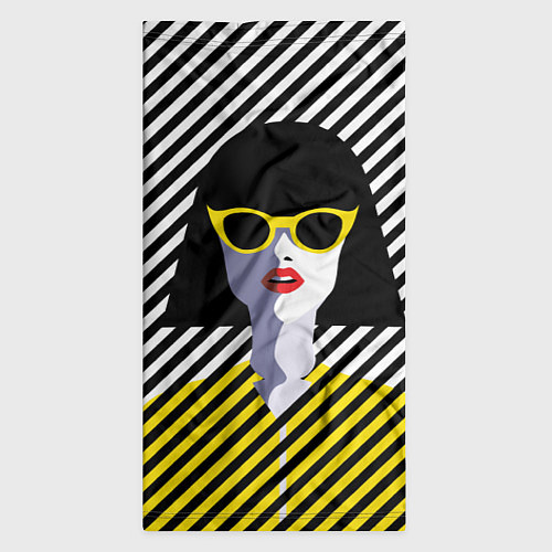 Бандана Pop art girl / 3D-принт – фото 3