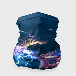 Бандана-труба Извержение вулкана, цвет: 3D-принт