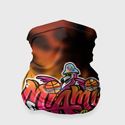 Бандана-труба Miami Beach, цвет: 3D-принт