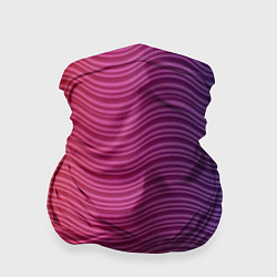 Бандана-труба Цветные волны, цвет: 3D-принт