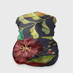 Бандана-труба Цветочки, цвет: 3D-принт