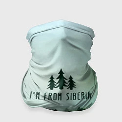 Бандана-труба I'm from Siberia, цвет: 3D-принт