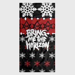 Бандана-труба Праздничный Bring Me the Horizon, цвет: 3D-принт — фото 2