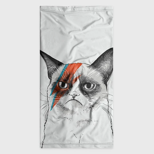 Бандана David Bowie: Grumpy cat / 3D-принт – фото 3