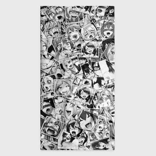 Бандана Ahegao: Black & White / 3D-принт – фото 3