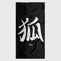 Бандана-труба Fox Hieroglyph, цвет: 3D-принт — фото 2