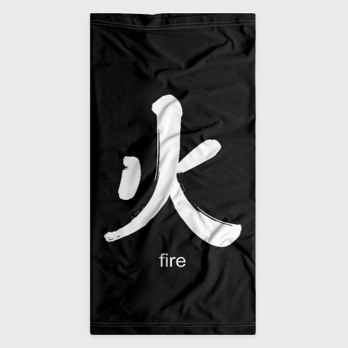 Бандана Symbol Fire: Hieroglyph / 3D-принт – фото 3