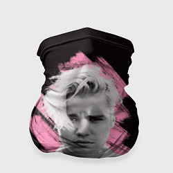 Бандана-труба Justin Bieber: Pink Splash, цвет: 3D-принт